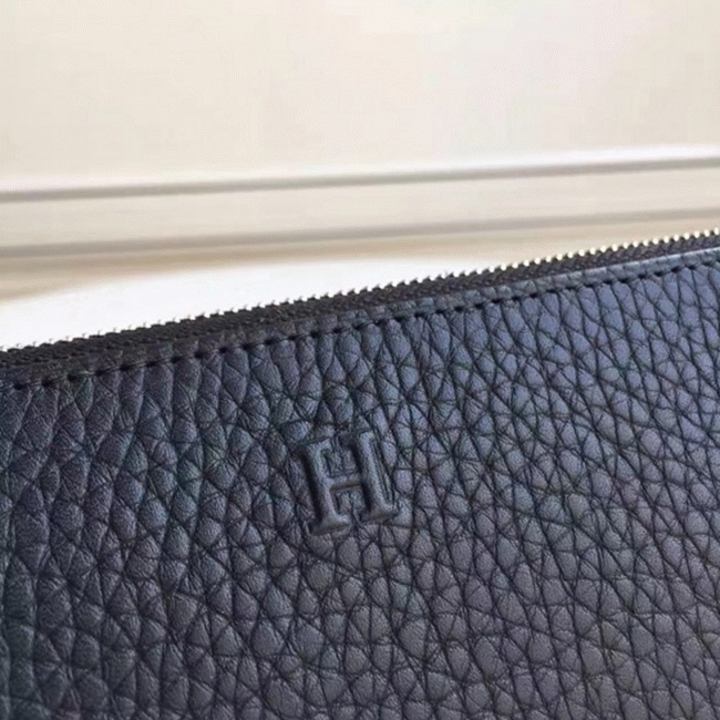 Black AAA Replica H**me5 Wallet Azap Zipped