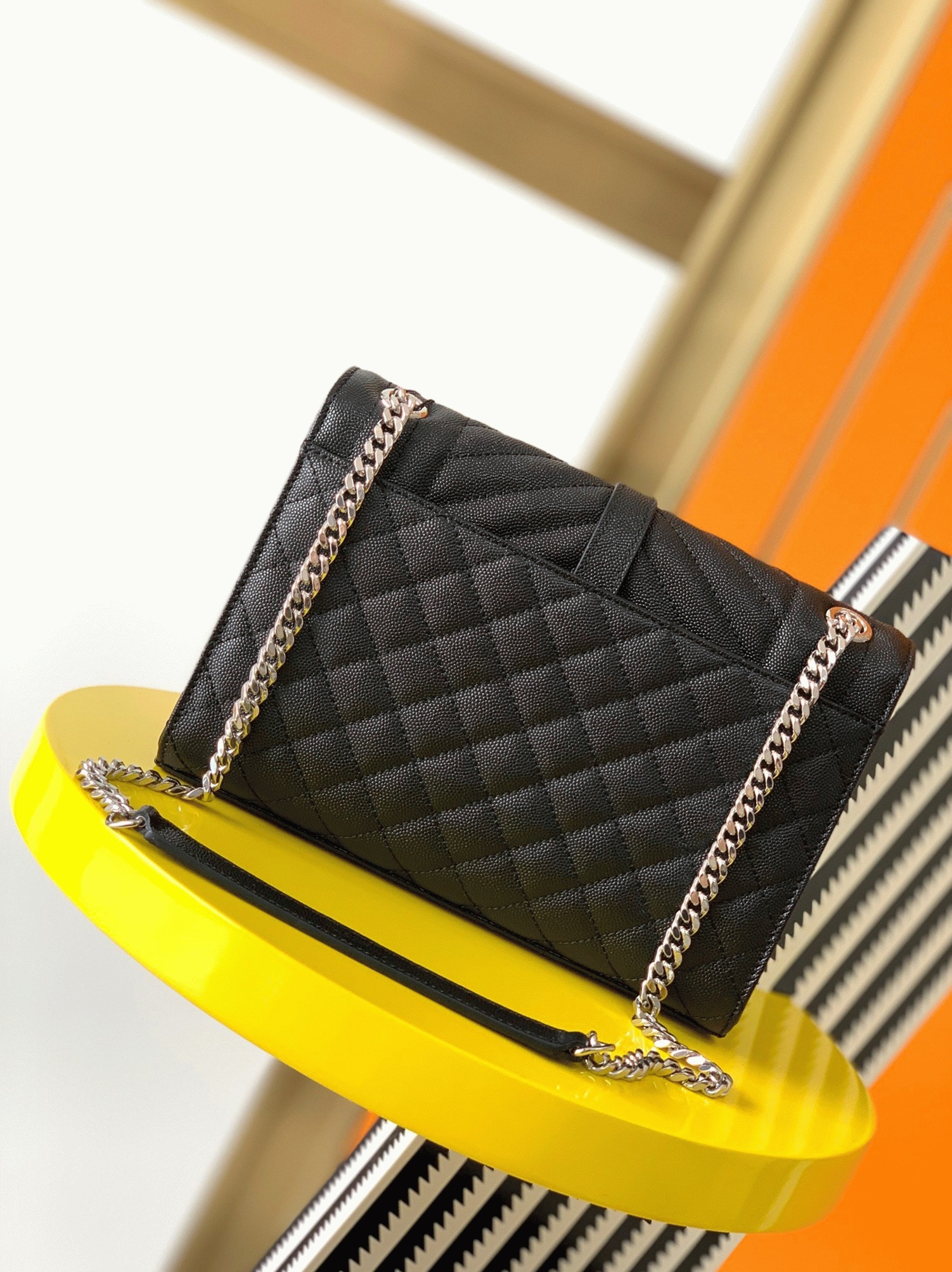 Replica Sa1nt Lau*nt Envelope Medium Bag Noir