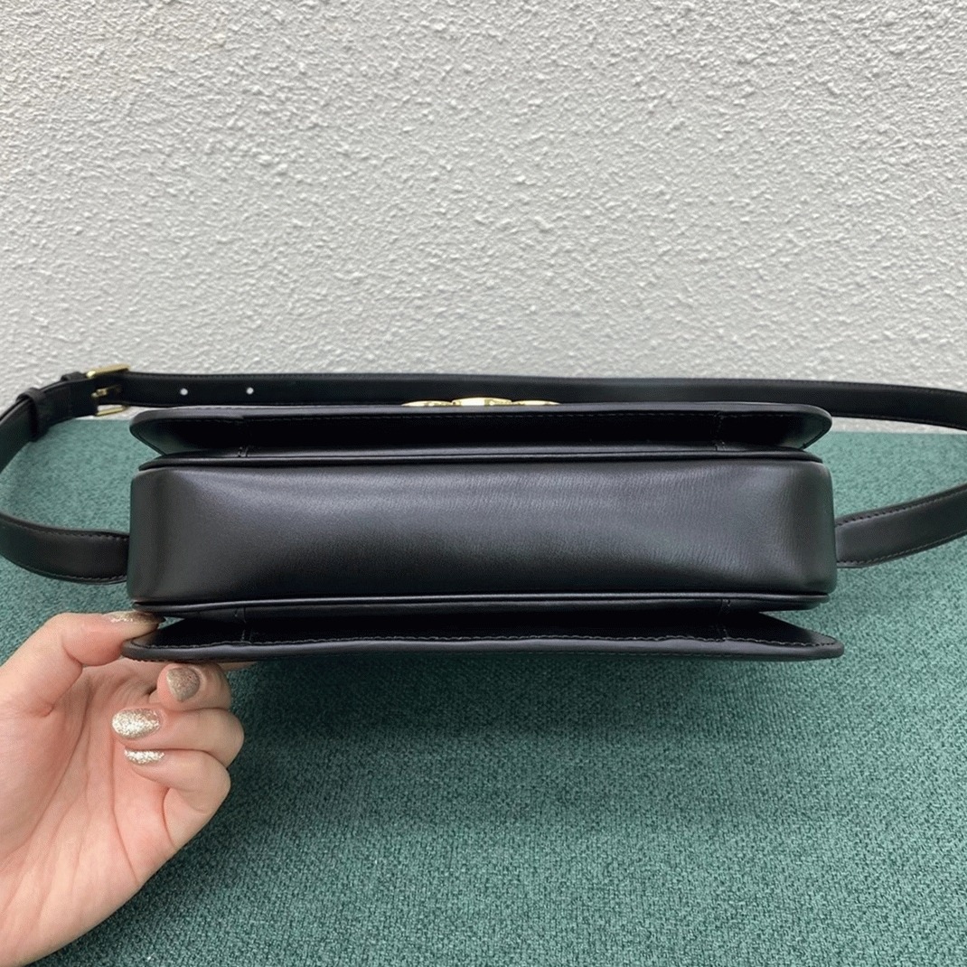 Top Quality Faux Ce1i*e Triomphe Medium Bag In Black
