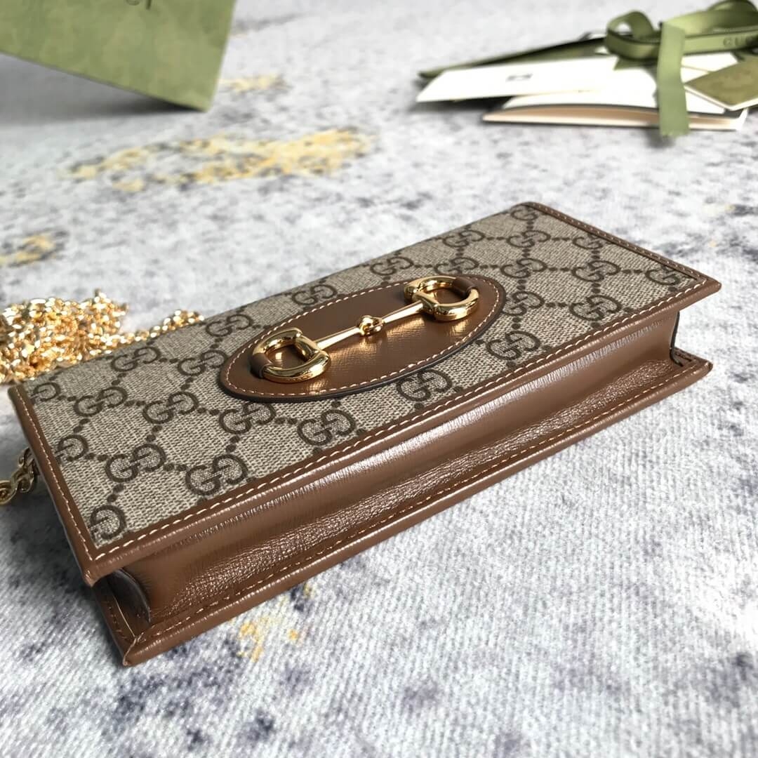 Gvc*1 Horse Buckle 1955 Chain Wallet
