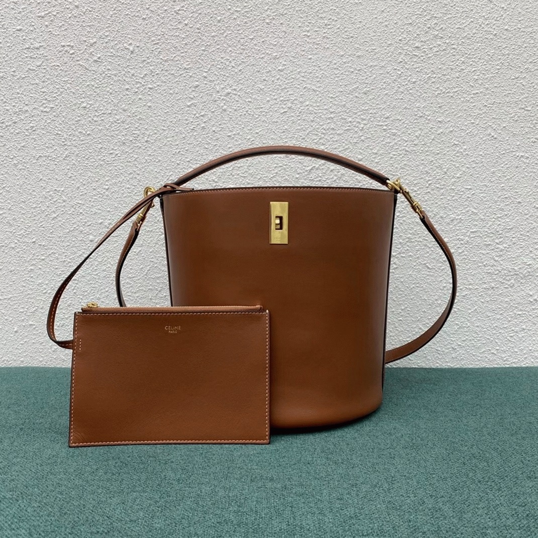 Top Quality Replica Ce1i*e Bucket 16 Bag In Brown