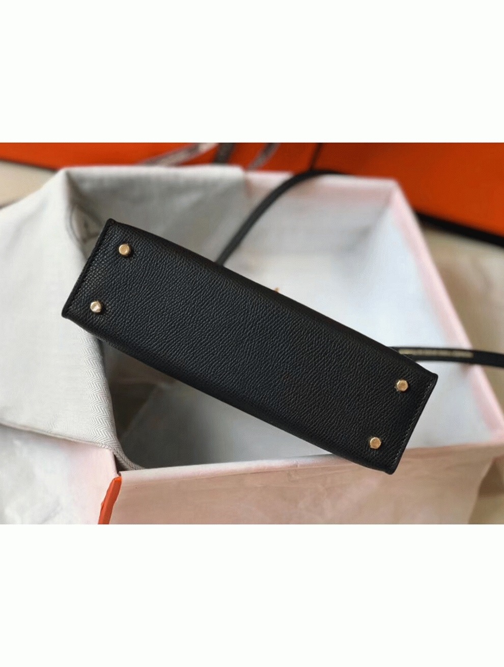 H**me5 Kelly Mini II Bag Replica in Black