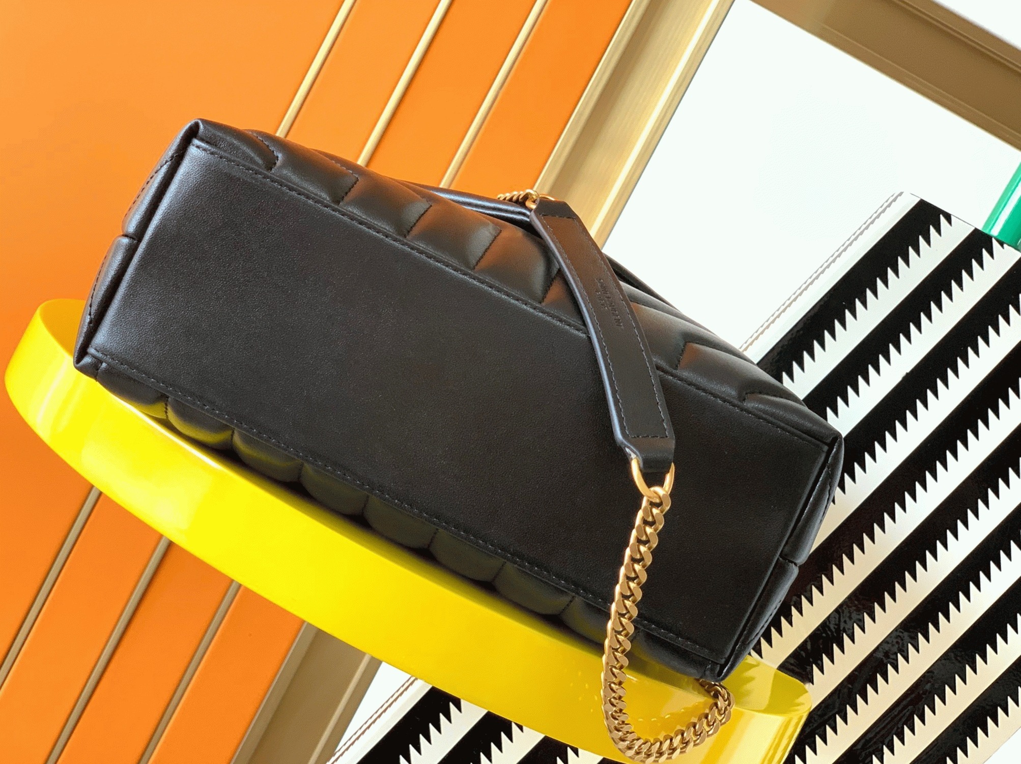 Replica Designer Sa1nt Lau*nt LouLou Small Chain Bag Black