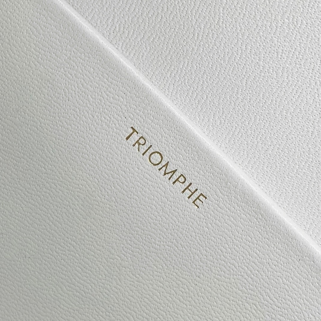 Top Quality Replica Ce1i*e Triomphe Medium Bag In White