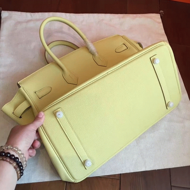 Curry Color Designer Imitation H**me5 Birkin 35cm Bag