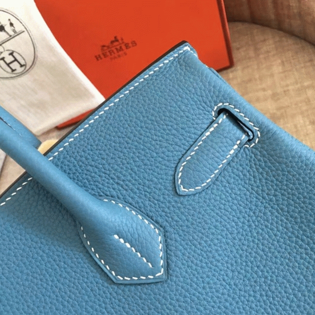 Blue Jean Replica Luxury H**me5 Birkin 35cm Tote
