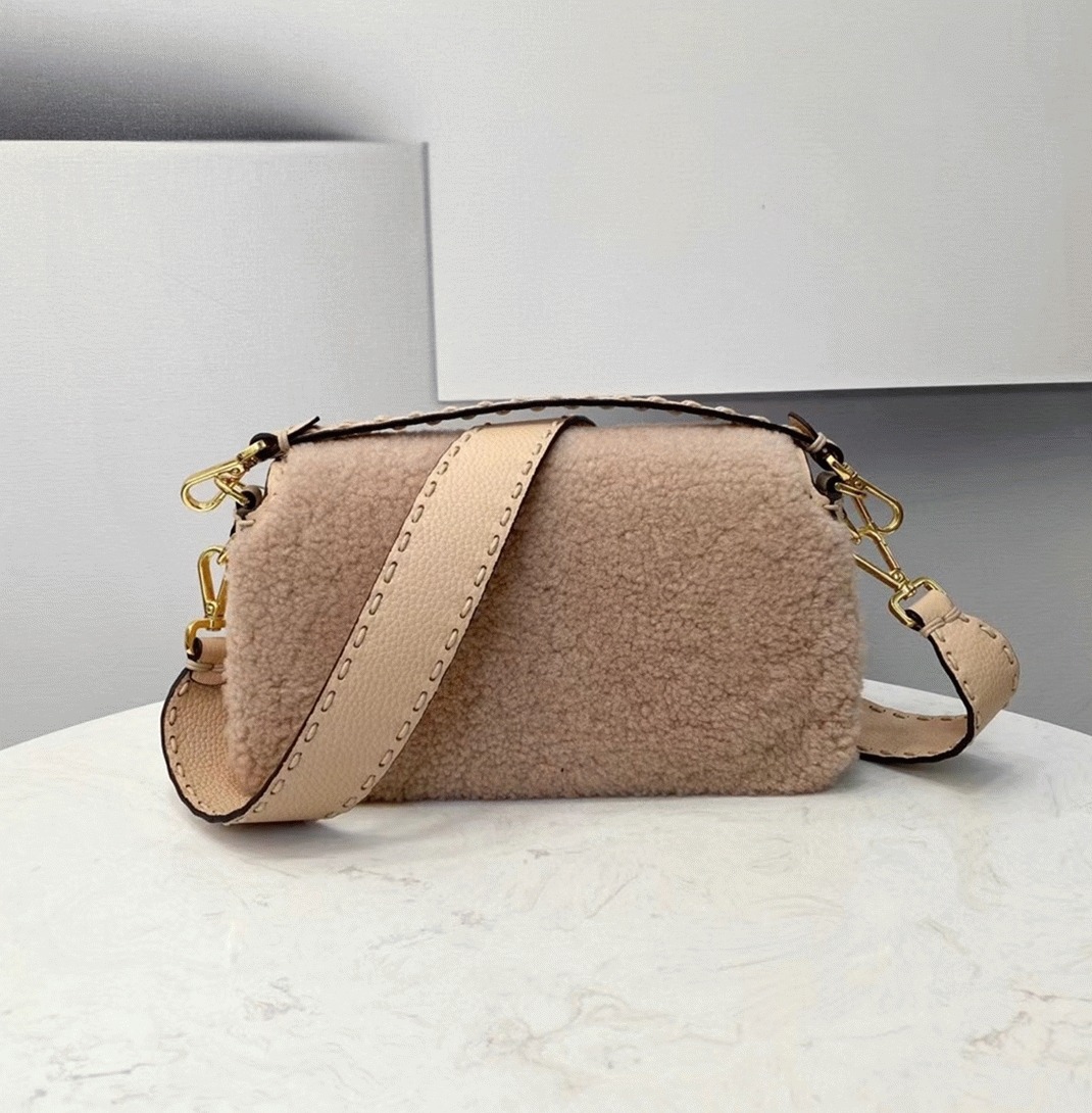 Top Quality Fake F**di Medium Baguette Bag In Beige
