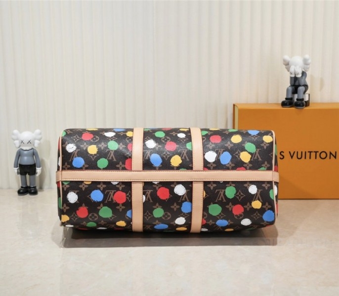 L0vis Vvtt0n X YK Monogram Canvas Keepall Bandouliere 45 Travel Bag