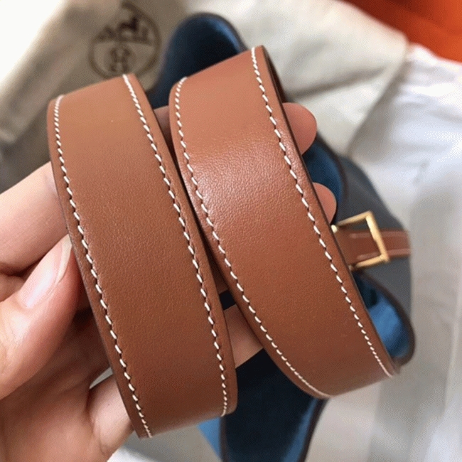 Blue jean 1:1 replica H**me5 bicolor Picotin Lock 22cm handbag