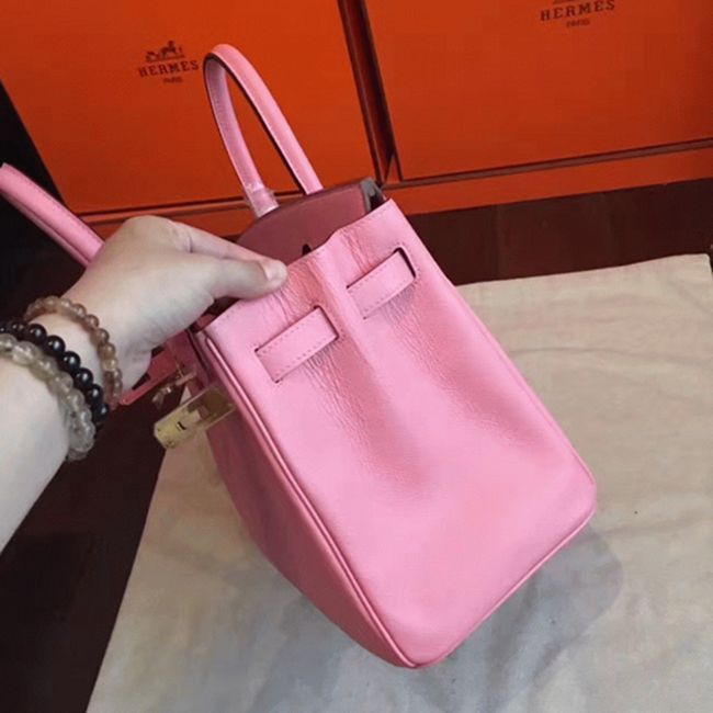 Pink Handmade Imitation H**me5 Birkin 30cm Tote