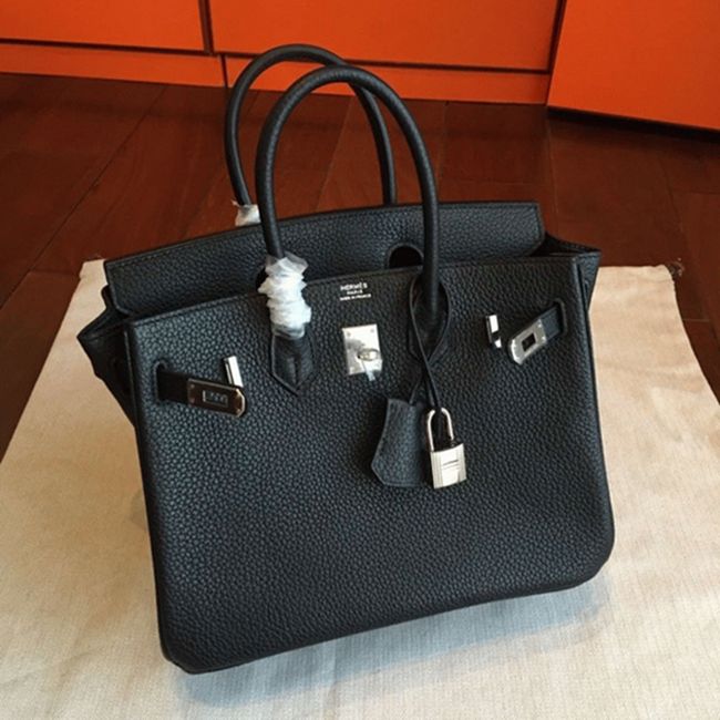 AAAAA Class Black H**me5 Birkin 25cm Copy Bag