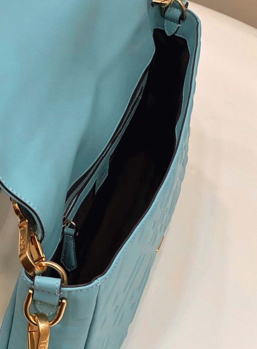 Top Quality Replica F**di Large Baguette Bag In Blue FF