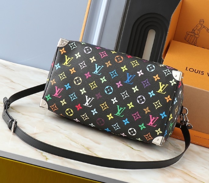 X TM Multicolored Speedy Bandouliere 30 In Black