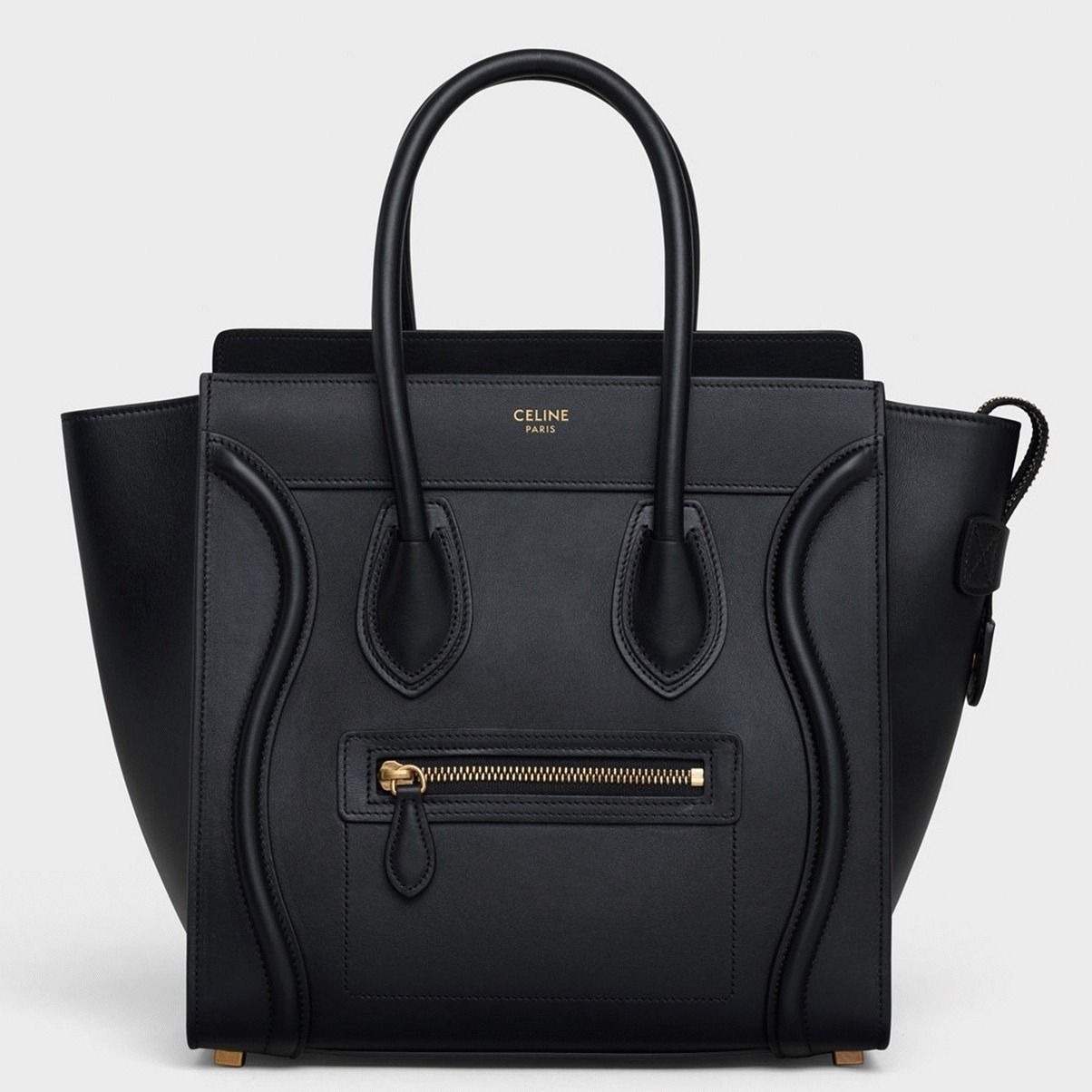 Ce1i*e Micro Luggage Tote Bag Replica in Black