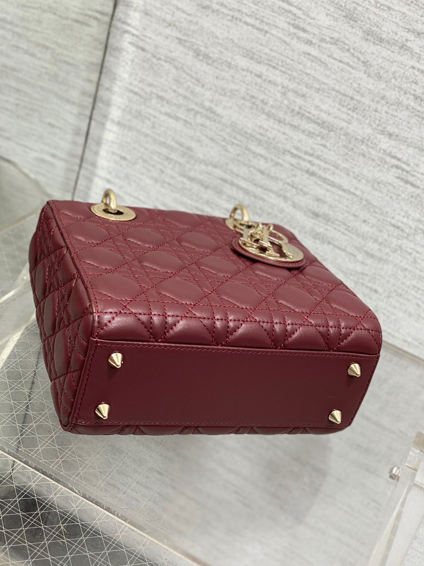 D10r Small Lady D10r My ABCD10r Bag Fake in Burgundy