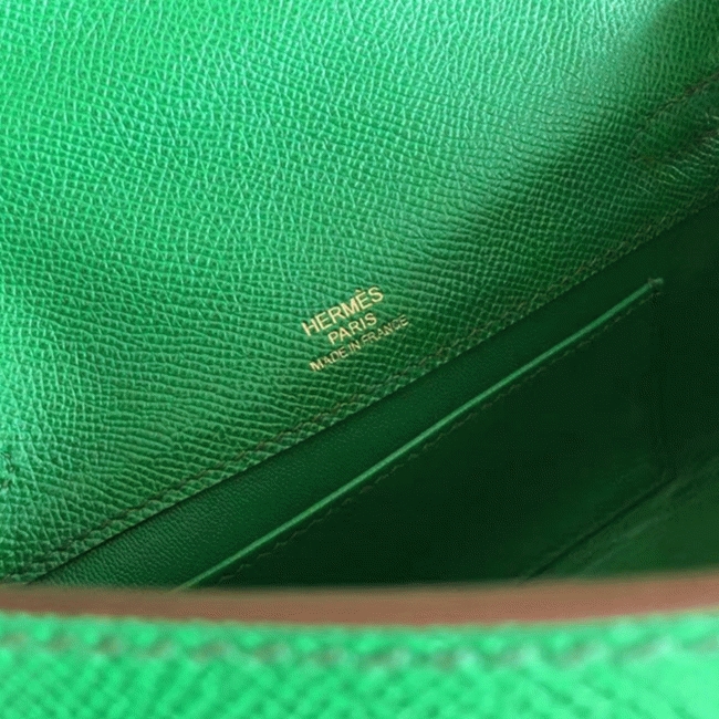 Bamboo Epsom Knockoff H**me5 Kelly Pochette Nature-Tone Bag