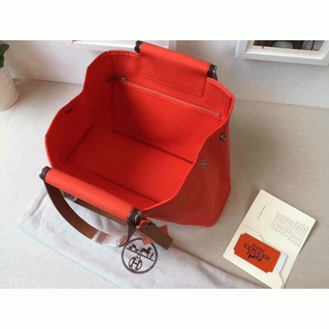 Capucine Canvas Replica H**me5 Cabag Elan Chic Canvas Bag