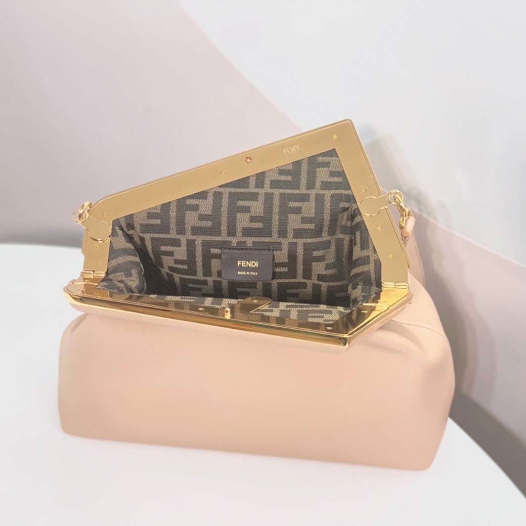 Top Quality Fake F**di First Small Bag In Pale Pink