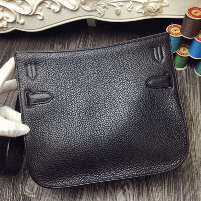 Black knockoff H**me5 Jypsiere 31cm handbag