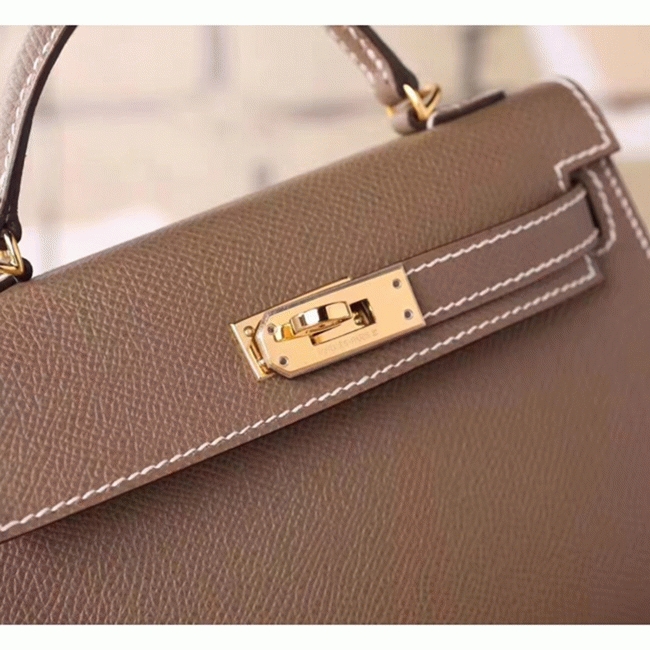 Etoupe Epsom Replica H**me5 Kelly 20cm Elegant Tote