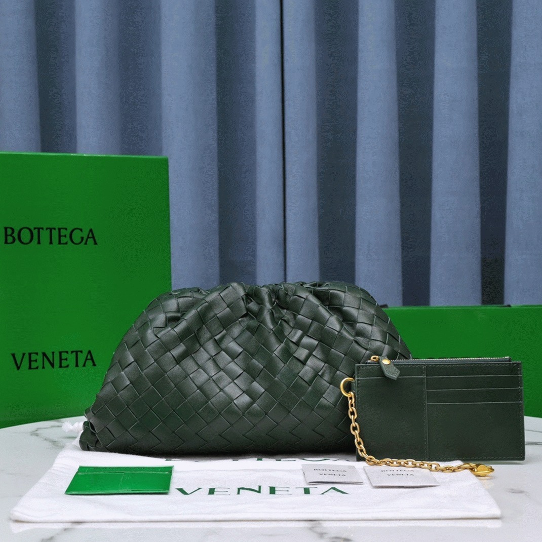 Replica B0tt*ga Ven*ta Large Pouch Clutch Bag Raintree