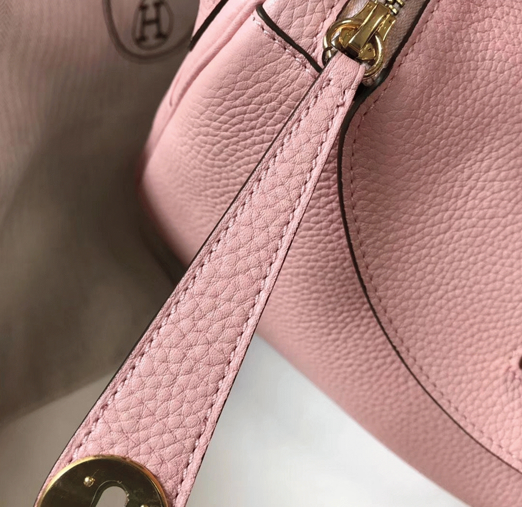 Replica H**me5 Lindy 26cm handbag in pink