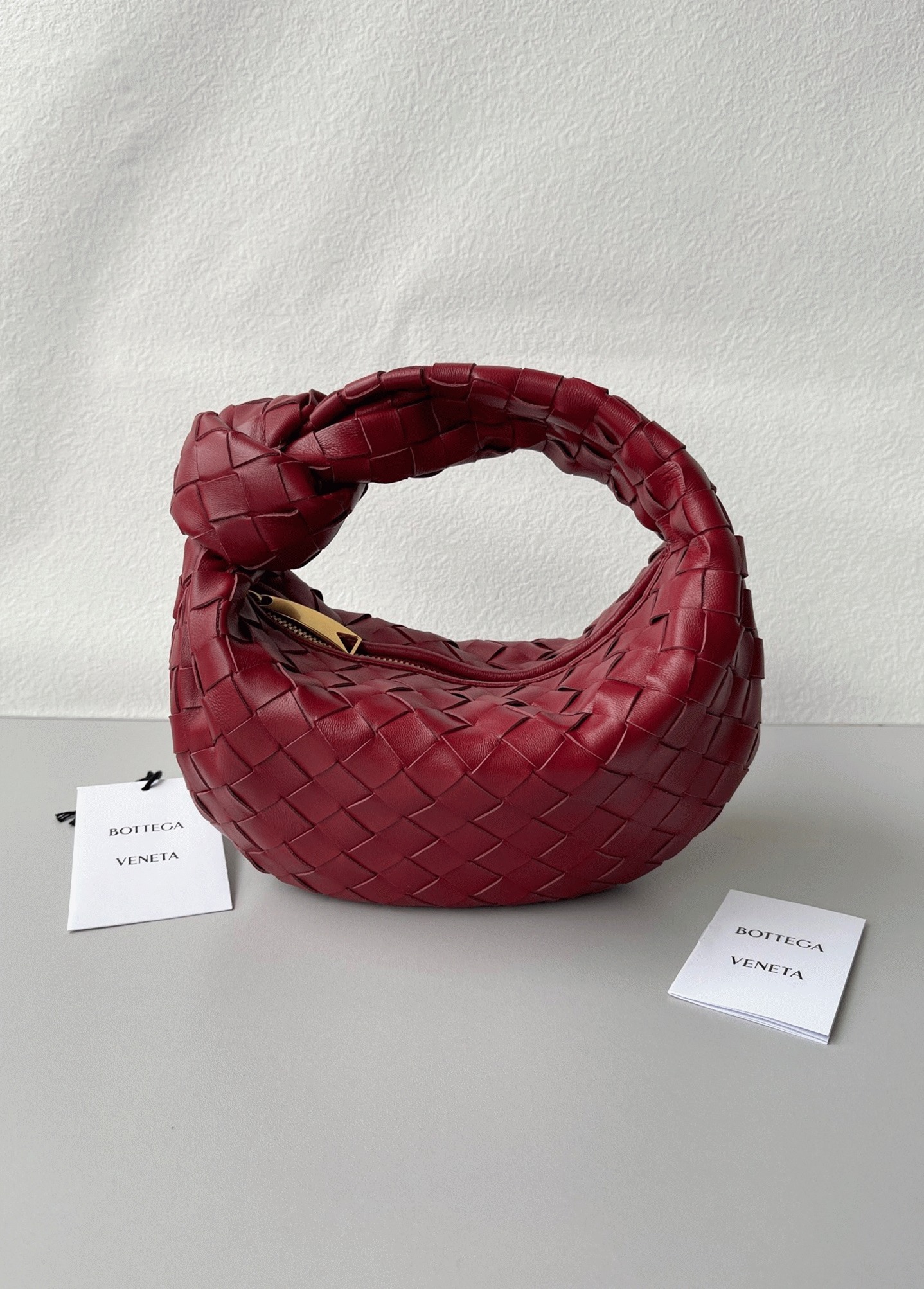 Replica B0tt*ga Ven*ta BV Jodie Mini Bag Dark Red
