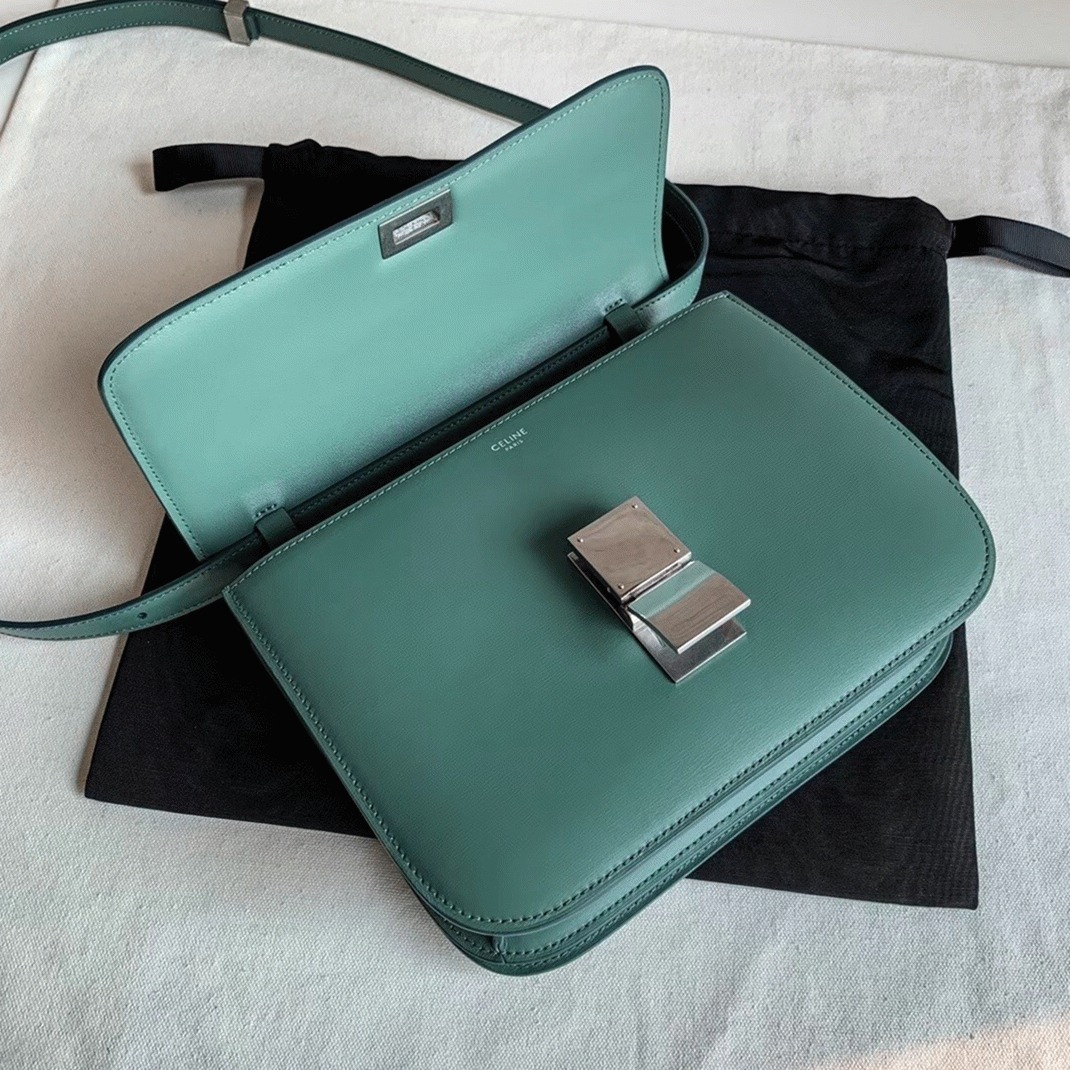 Top Quality Replica Ce1i*e Classic Box Medium Bag In Celadon