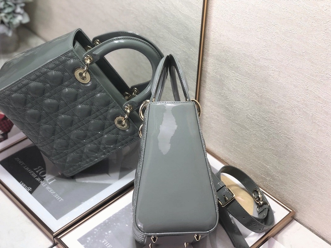 D10r Lady D10r Medium Bag Imitation in Grey