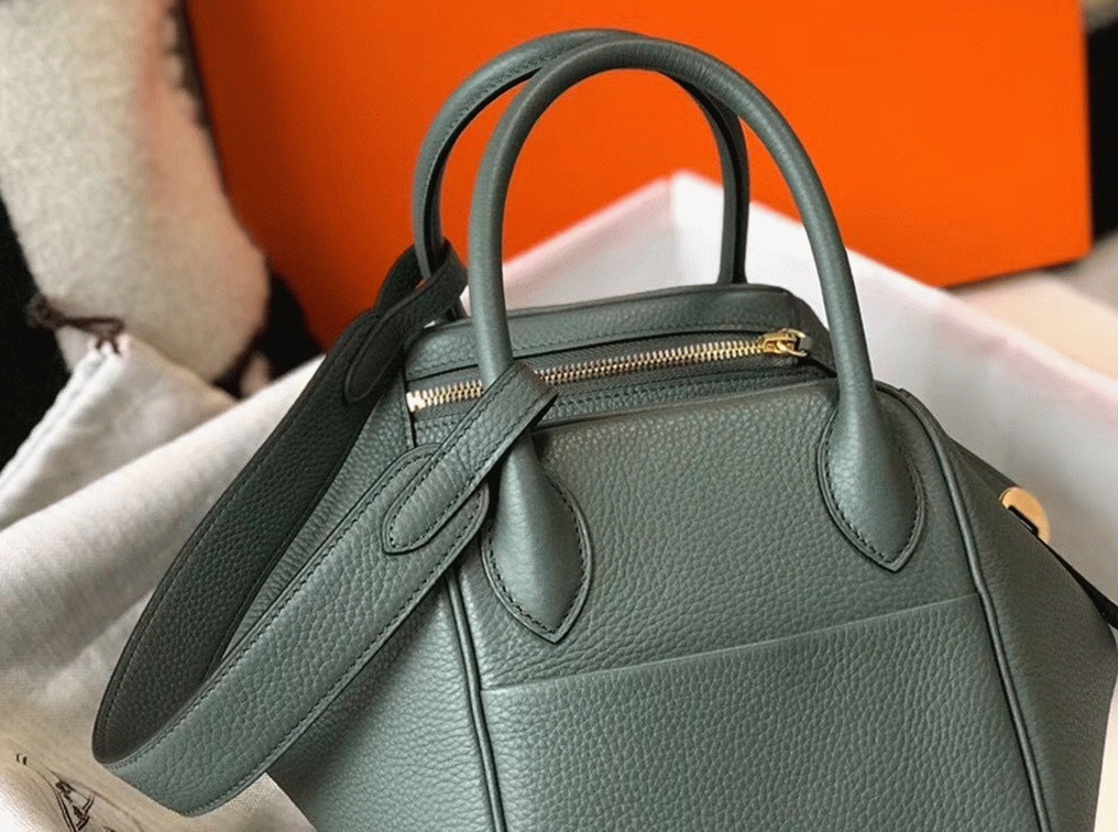 Replica H**me5 Lindy bag 26cm in vert amande