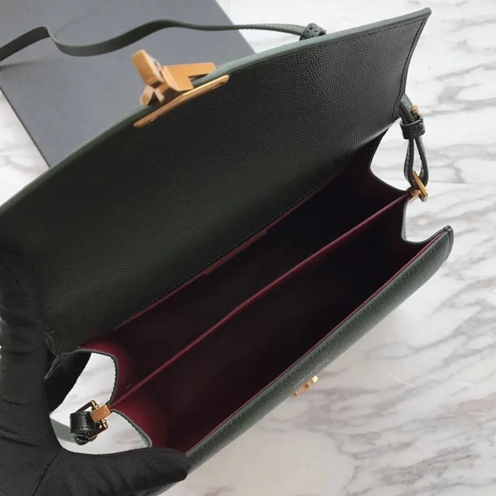Replica Sa1nt Lau*nt Cassandra Medium Bag Green
