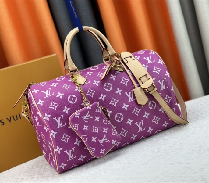 L0vis Vvtt0n Speedy P9 Bandouliere 40 Bag In Pink Purple