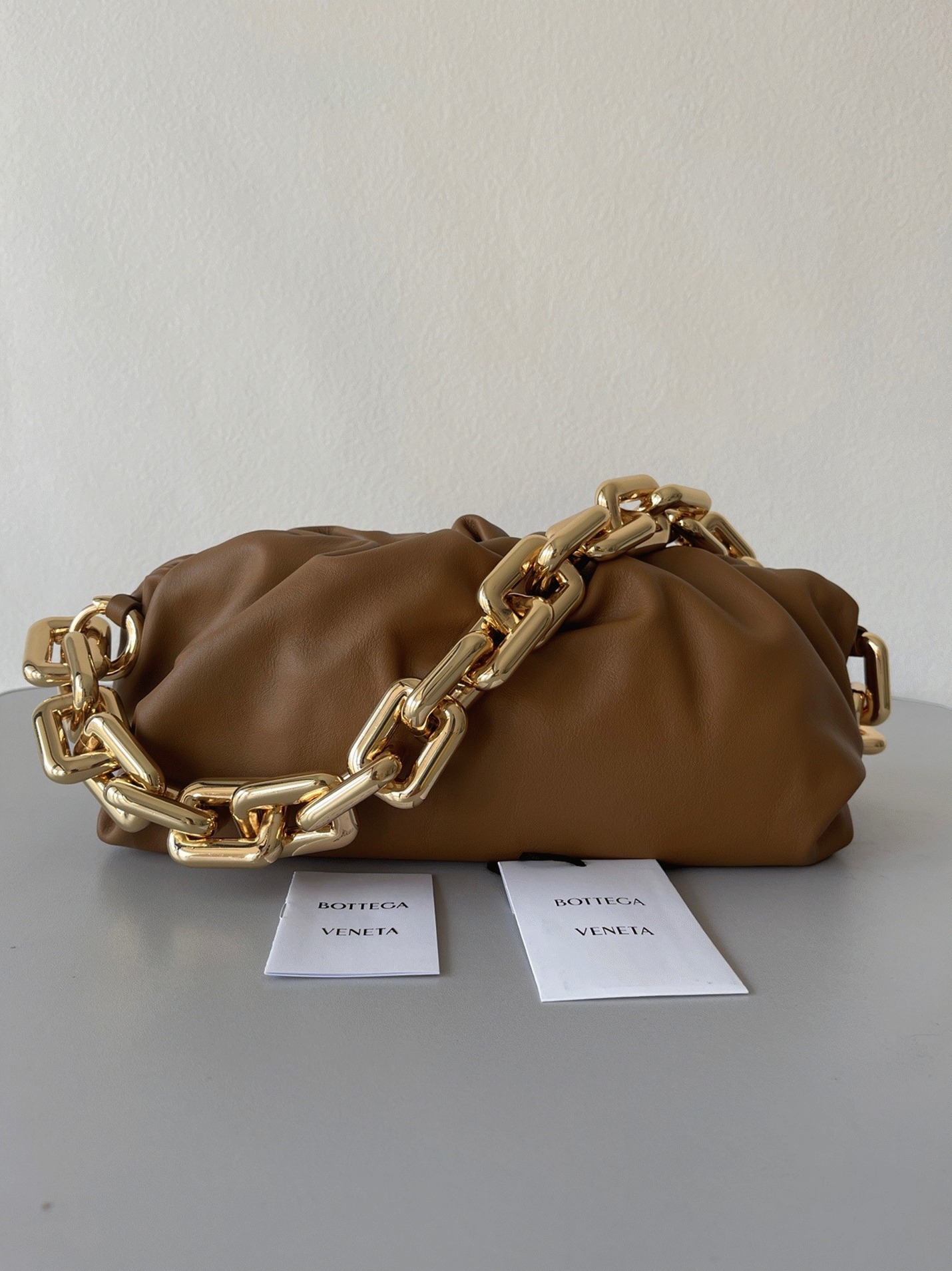 Replica B0tt*ga Ven*ta The Chain Pouch Bag Teak