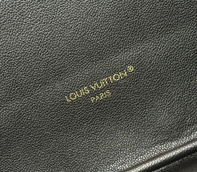 L0vis Vvtt0n Neverfull Bandouliere Inside Out MM Tote In Monogram Canvas And Black Leather