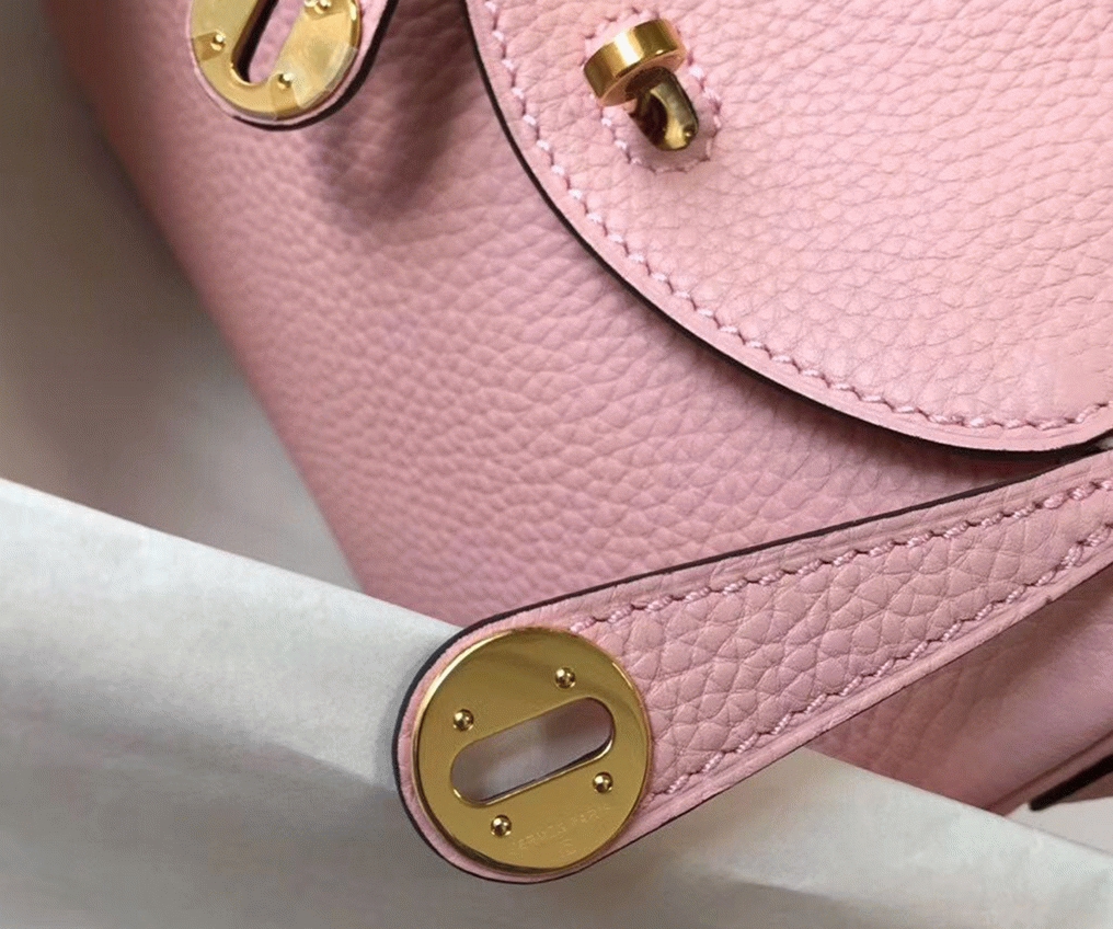 Top replica H**me5 Lindy Mini handbag in pink