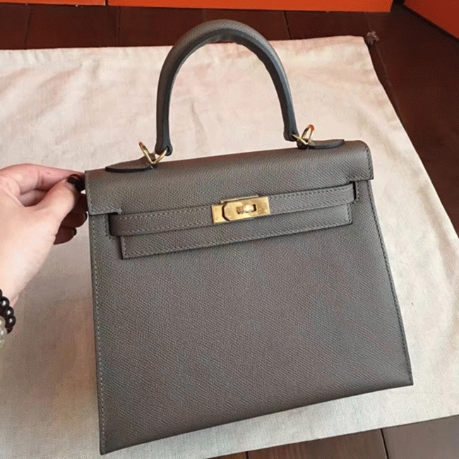 Etoupe Epsom Replica H**me5 Kelly 25cm Sellier Refined Bag