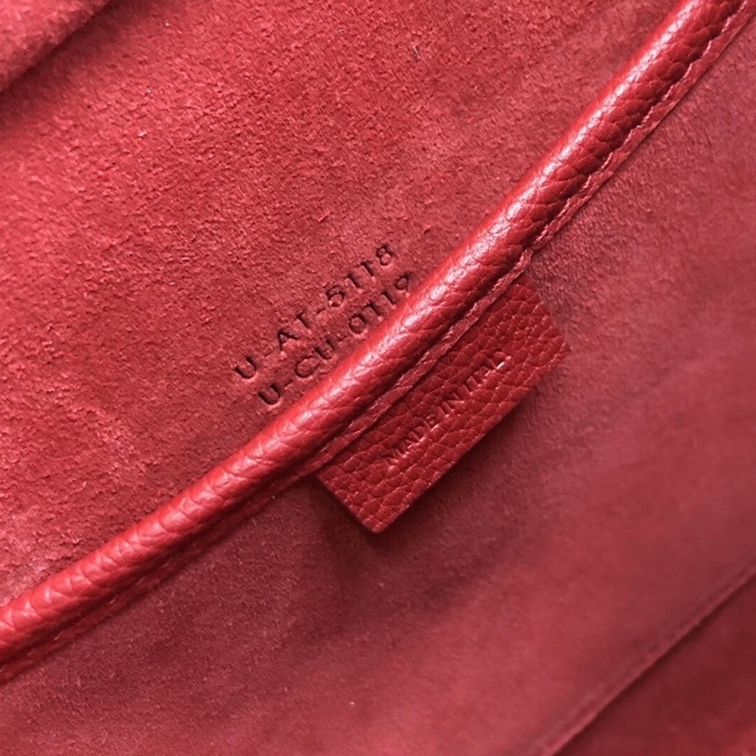 Ce1i*e Nano Luggage Tote Bag Fake in Red