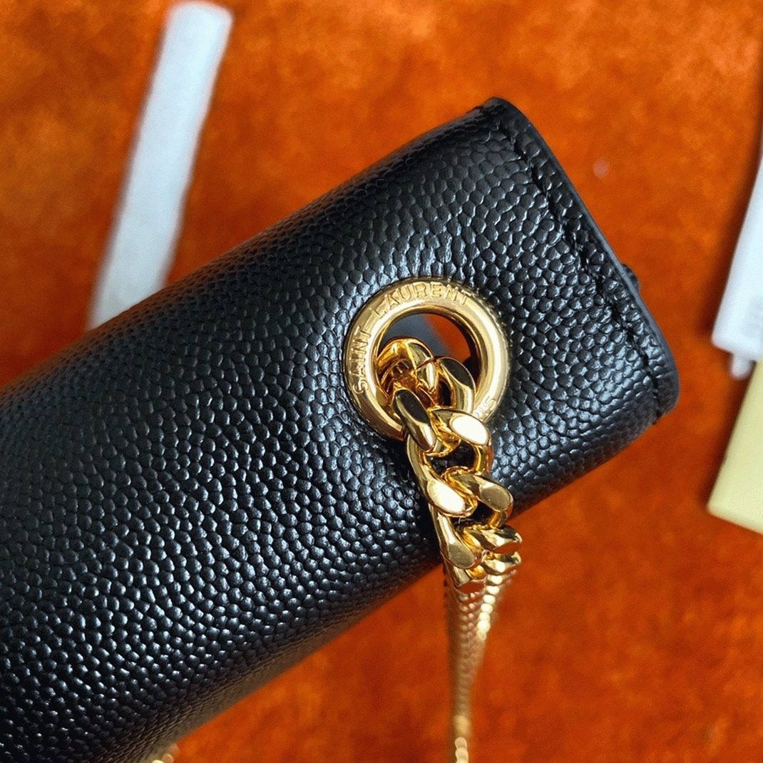 Sa1nt Lau*nt Kate Medium Tassel Bag Black