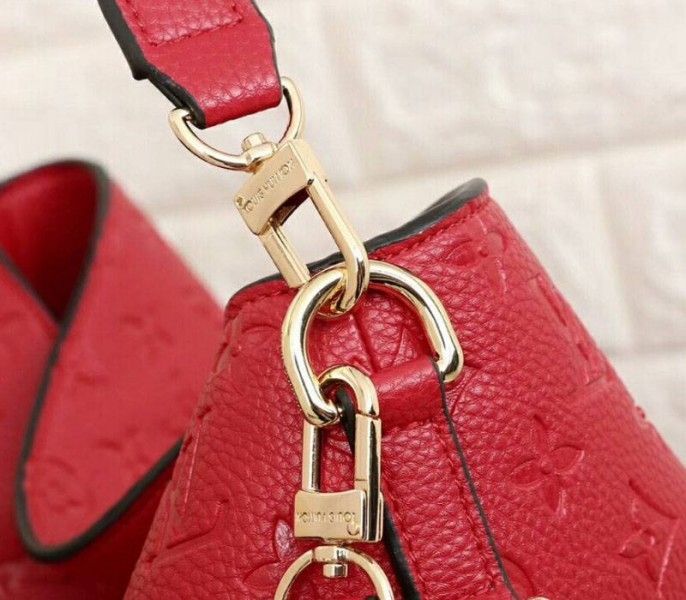 L0vis Vvtt0n Monogram Empreinte Melie Hobo In Red