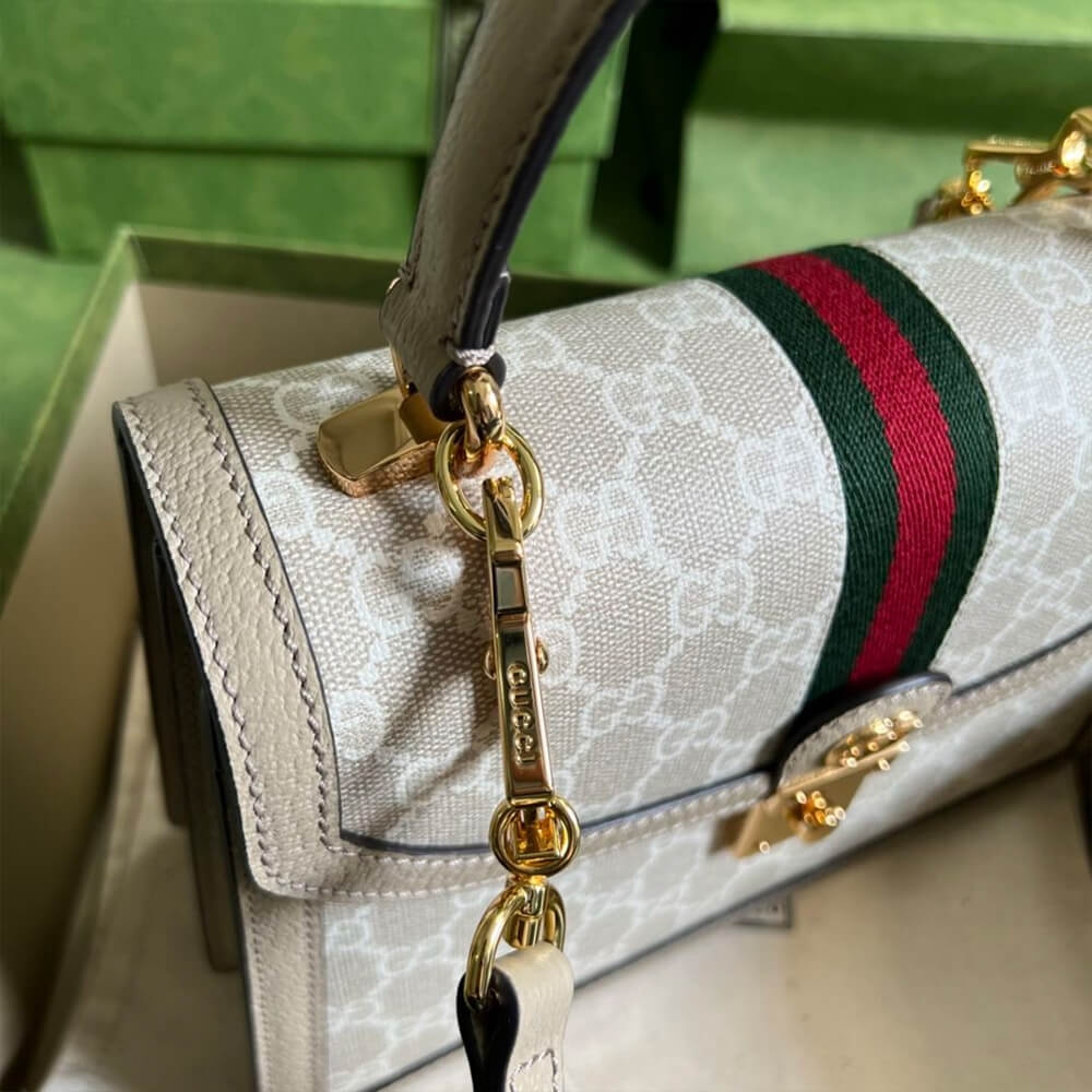 Gvc*1 BAMBOO 1947 JUMBO GG SMALL TOP HANDLE BAG