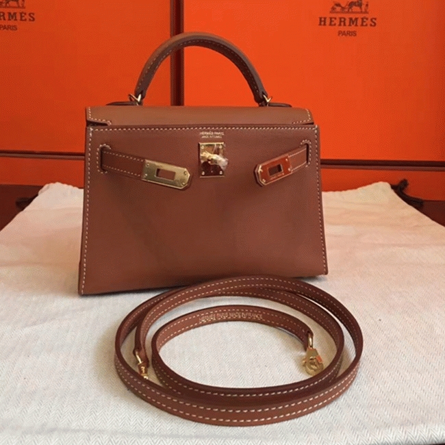Gold Swift Replica H**me5 Kelly 20cm Premium Quality Bag