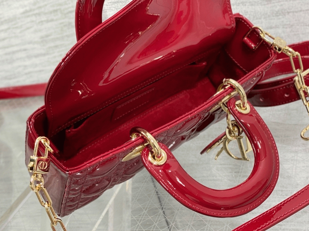 D10r Lady D-Joy Small Bag Imitation in Red