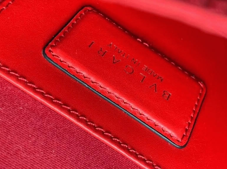 Fake Bv1g*ai Serpenti Forever Small Bag Red Calfskin