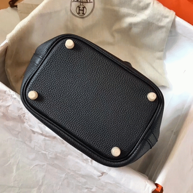 Black AAA replica H**me5 Picotin Lock 18cm handbag
