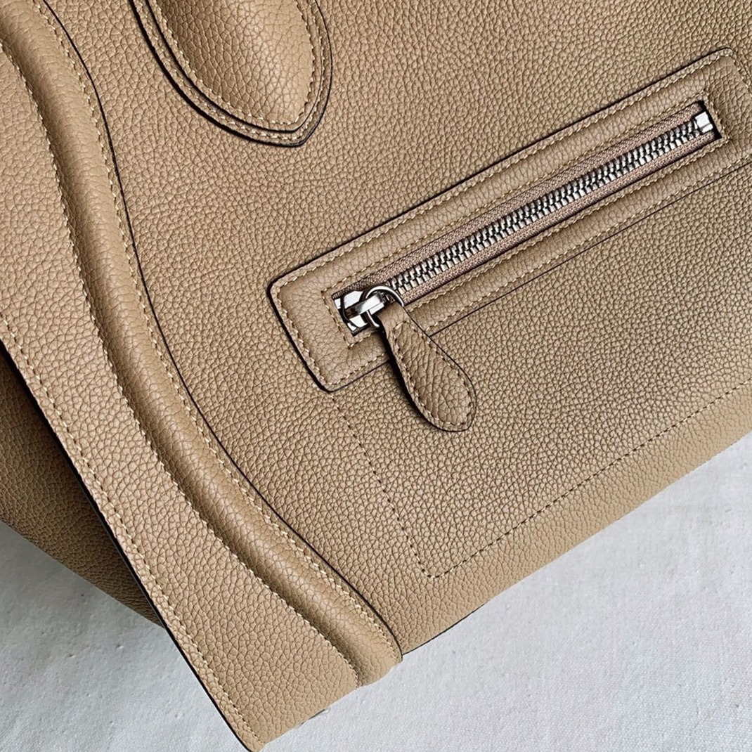 Ce1i*e Mini Luggage Tote Bag Replica in Dune