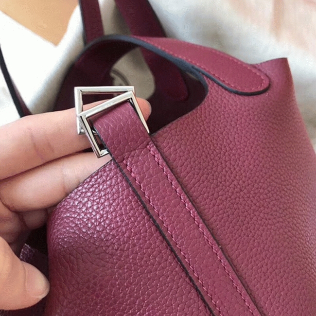 Ruby fake H**me5 Picotin Lock 22cm handbag