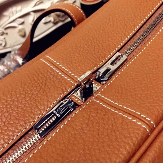 Brown AAA Fake H**me5 Victoria II 35cm Bag