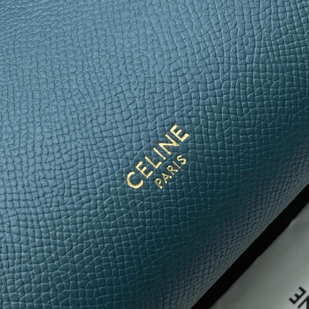 Ce1i*e Belt Nano Bag Imitation in Prussian Blue