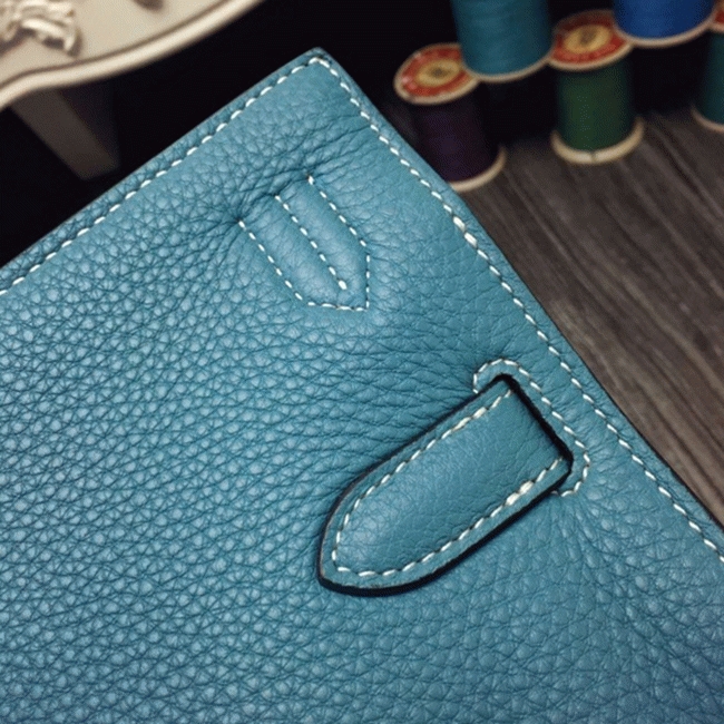 Blue jean knockoff H**me5 Jypsiere 31cm handbag