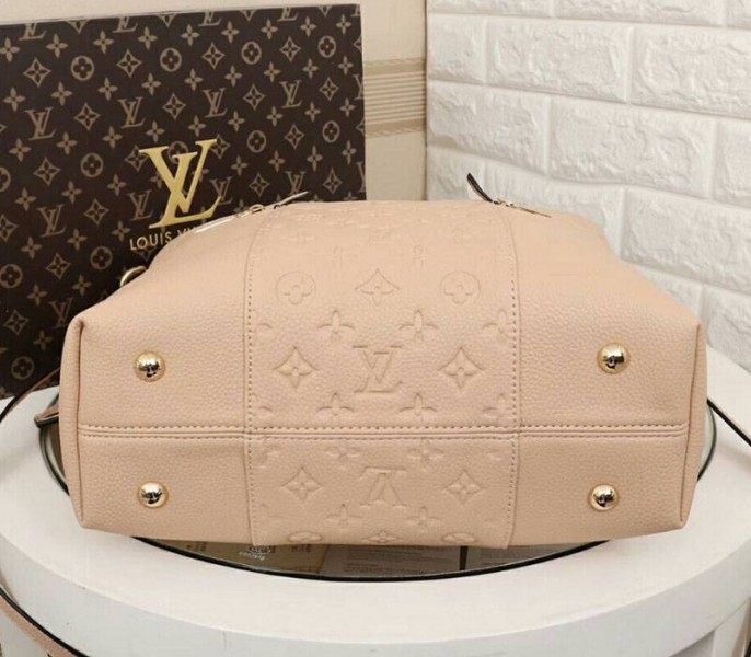 L0vis Vvtt0n Monogram Empreinte Melie Hobo In Beige